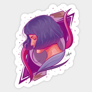 Space Violet Sticker